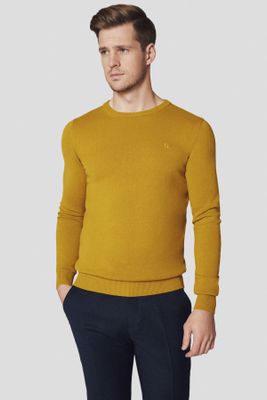 Sweter męski casual Lancerto ze sklepu: Lancerto S.A. w kategorii: Swetry męskie - zdjęcie 938E51-772-11513_SW073223000026.MUSZTARD