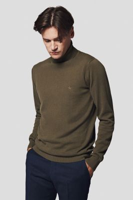 Sweter męski na zimę Lancerto ze sklepu: Lancerto S.A. w kategorii: Swetry męskie - zdjęcie 938E51-772-11513_SW073223000064.OLIWKA