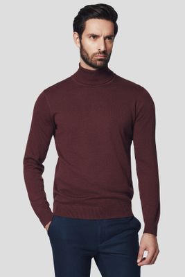 Sweter męski Lancerto ze sklepu: Lancerto S.A. w kategorii: Swetry męskie - zdjęcie 938E51-772-11513_SW073224000063.BORDO