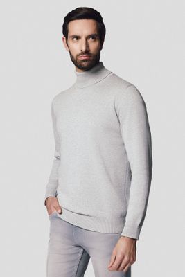 Sweter męski Lancerto ze sklepu: Lancerto S.A. w kategorii: Swetry męskie - zdjęcie 938E51-772-11513_SW073224000068.SZARY