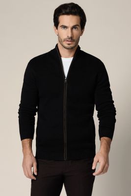 Sweter męski zimowy casual Lancerto ze sklepu: Lancerto S.A. w kategorii: Swetry męskie - zdjęcie 938E51-772-11513_SW073225000029.CZARNY