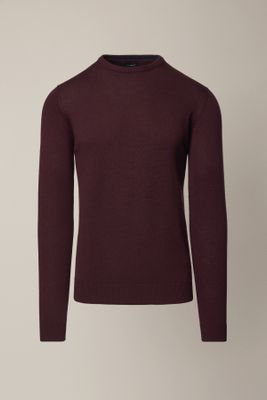 Sweter męski na zimę Lancerto ze sklepu: Lancerto S.A. w kategorii: Swetry męskie - zdjęcie 938E51-772-11513_SW073225000035.BORDO