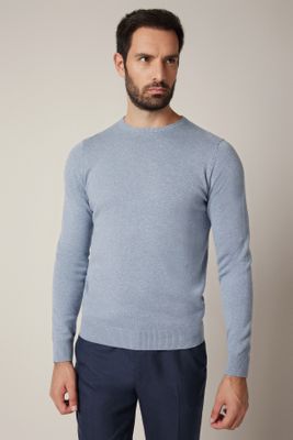 Sweter męski casual Lancerto ze sklepu: Lancerto S.A. w kategorii: Swetry męskie - zdjęcie 938E51-772-11513_SW073225000043.BLEKIT