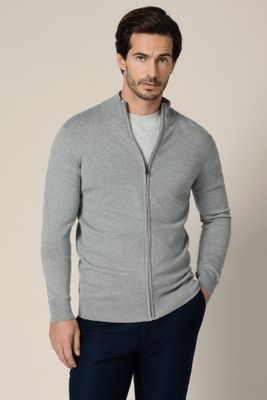 Lancerto - Sweter męski casual ze sklepu: Lancerto S.A. w kategorii: Swetry męskie - zdjęcie 938E51-772-11513_SW073225000052.SZARY