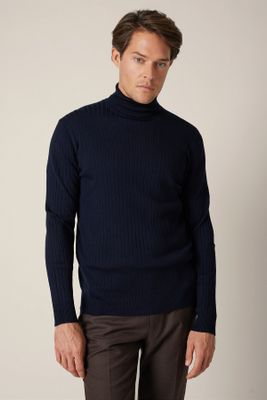Sweter męski Lancerto ze sklepu: Lancerto S.A. w kategorii: Swetry męskie - zdjęcie 938E51-772-11513_SW073225000086.GRANAT