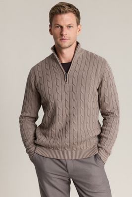 Lancerto - Sweter męski casual ze sklepu: Lancerto S.A. w kategorii: Swetry męskie - zdjęcie 938E51-772-11513_SW073226000003.BEZ