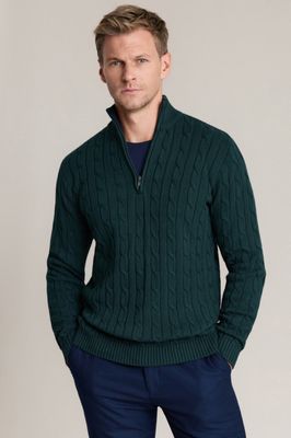 Sweter męski na zimę Lancerto ze sklepu: Lancerto S.A. w kategorii: Swetry męskie - zdjęcie 938E51-772-11513_SW073226000004.ZIELONY
