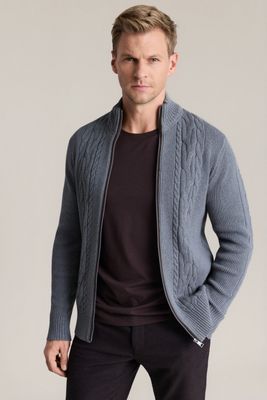 Sweter męski na zimę Lancerto ze sklepu: Lancerto S.A. w kategorii: Swetry męskie - zdjęcie 938E51-772-11513_SW073226000082.SZARY