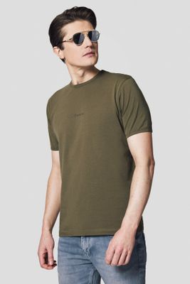 T-shirt męski Lancerto ze sklepu: Lancerto S.A. w kategorii: T-shirty męskie - zdjęcie 938E51-772-11513_TS073123000010.KHAKI