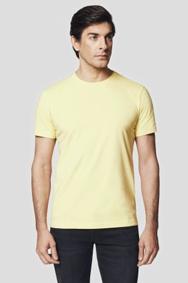 T-shirt męski na wiosnę casual Lancerto ze sklepu: Lancerto S.A. w kategorii: T-shirty męskie - zdjęcie 938E51-772-11513_TS073124000002.ZOLTY
