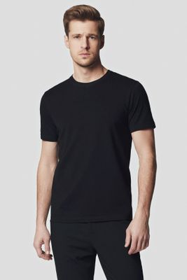 Lancerto - T-shirt męski casual ze sklepu: Lancerto S.A. w kategorii: T-shirty męskie - zdjęcie 938E51-772-11513_TS073124000009.CZARNY