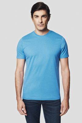 T-shirt męski na wiosnę Lancerto ze sklepu: Lancerto S.A. w kategorii: T-shirty męskie - zdjęcie 938E51-772-11513_TS073124000024.NIEBIESKI