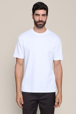 T-shirt męski casual Lancerto ze sklepu: Lancerto S.A. w kategorii: T-shirty męskie - zdjęcie 938E51-772-11513_TS073126000004.BIALY