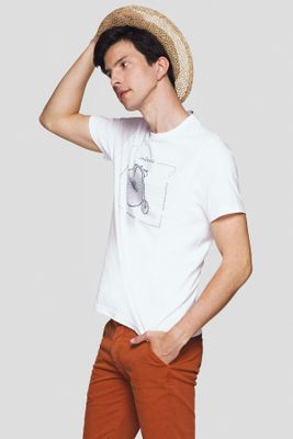 T-shirt męski Lancerto ze sklepu: Lancerto S.A. w kategorii: T-shirty męskie - zdjęcie 938E51-772-11513_TS073221000006.BIAŁY