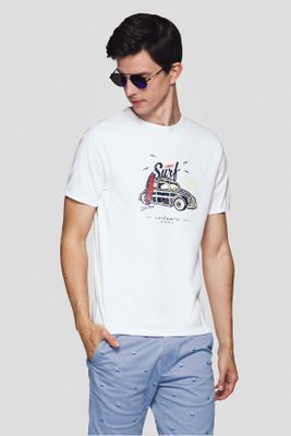 T-shirt męski młodzieżowy Lancerto ze sklepu: Lancerto S.A. w kategorii: T-shirty męskie - zdjęcie 938E51-772-11513_TS073221000017.BIAŁY