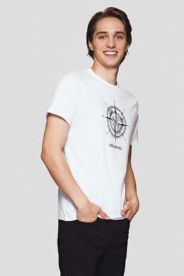 T-shirt męski Lancerto ze sklepu: Lancerto S.A. w kategorii: T-shirty męskie - zdjęcie 938E51-772-11513_TS073221000022.BIAŁY