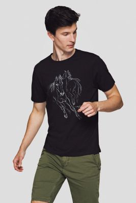 T-shirt męski młodzieżowy Lancerto ze sklepu: Lancerto S.A. w kategorii: T-shirty męskie - zdjęcie 938E51-772-11513_TS073221000031.CZARNY