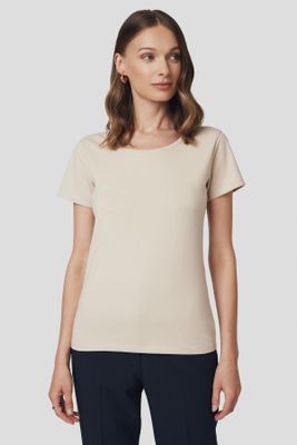 Bluzka damska na wiosnę casual Lancerto ze sklepu: Lancerto S.A. w kategorii: Bluzki damskie - zdjęcie 938E51-772-11513_TS073225000012.KREMOWY