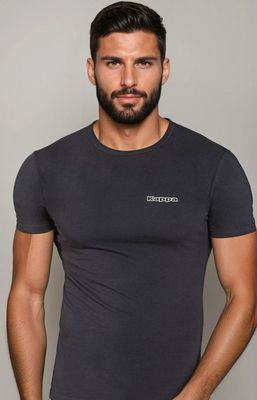 T-shirt męski casual ze sklepu: Intymna w kategorii: T-shirty męskie - zdjęcie 9621D59-45C-2676_211741