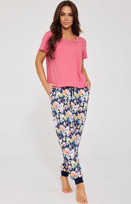 Piżama w kwiaty casual ze sklepu: Intymna w kategorii: Piżamy damskie - zdjęcie 9621D59-45C-2676_230056
