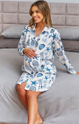 Koszula nocna w kwiaty ze sklepu: Intymna w kategorii: Koszule nocne - zdjęcie 9621D59-45C-2676_235984