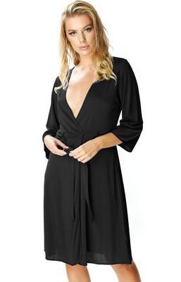 Szlafrok damski elegancki ze sklepu: Intymna w kategorii: Szlafroki damskie - zdjęcie 9621D59-45C-2676_236491