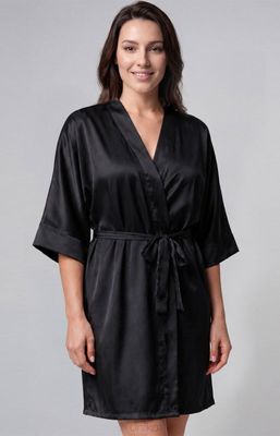 Szlafrok damski bez wzorów ze sklepu: Intymna w kategorii: Szlafroki damskie - zdjęcie 9621D59-45C-2676_265911