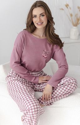 Piżama w nadruki casual ze sklepu: Intymna w kategorii: Piżamy damskie - zdjęcie 9621D59-45C-2676_307194