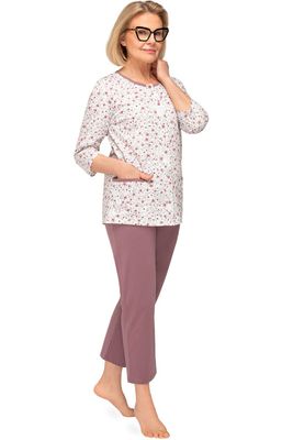 Piżama casual w nadruki ze sklepu: Intymna w kategorii: Piżamy damskie - zdjęcie 9621D59-45C-2676_308382