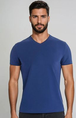 T-shirt męski casual na wiosnę ze sklepu: Intymna w kategorii: T-shirty męskie - zdjęcie 9621D59-45C-2676_147340