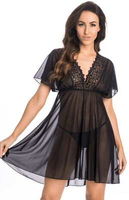 Koszula nocna z koronką elegancka ze sklepu: Intymna w kategorii: Koszule nocne - zdjęcie 9621D59-45C-2676_158344