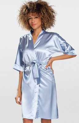 Szlafrok damski elegancki ze sklepu: Intymna w kategorii: Szlafroki damskie - zdjęcie 9621D59-45C-2676_162933