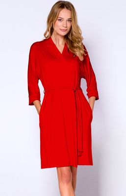 Szlafrok damski elegancki ze sklepu: Intymna w kategorii: Szlafroki damskie - zdjęcie 9621D59-45C-2676_170023