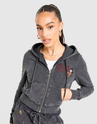 Bluza damska na jesień casual ED HARDY ze sklepu: JD Sports  w kategorii: Bluzy damskie - zdjęcie 9C9C4A-9AA-13709_ED5295