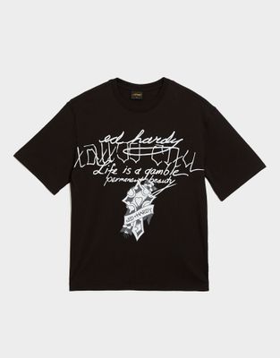 Bluzka damska na wiosnę ED HARDY ze sklepu: JD Sports  w kategorii: Bluzki damskie - zdjęcie 9C9C4A-9AA-13709_ED6152