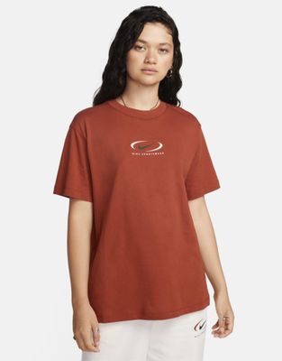 Bluzka damska w sportowym stylu na wiosnę Nike ze sklepu: JD Sports  w kategorii: Bluzki damskie - zdjęcie 9C9C4A-9AA-13709_FQ8817-832