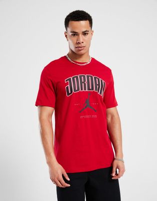 T-shirt męski w stylu młodzieżowym Jordan ze sklepu: JD Sports  w kategorii: T-shirty męskie - zdjęcie 9C9C4A-9AA-13709_HQ0009-687