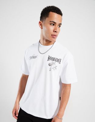 T-shirt męski w stylu młodzieżowym Hoodrich ze sklepu: JD Sports  w kategorii: T-shirty męskie - zdjęcie 9C9C4A-9AA-13709_HR02250050