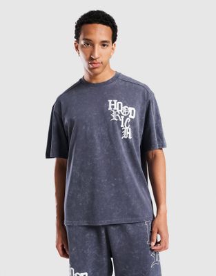 T-shirt męski w stylu młodzieżowym Hoodrich ze sklepu: JD Sports  w kategorii: T-shirty męskie - zdjęcie 9C9C4A-9AA-13709_HR02260048