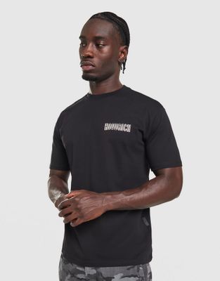 T-shirt męski wiosenny Hoodrich ze sklepu: JD Sports  w kategorii: T-shirty męskie - zdjęcie 9C9C4A-9AA-13709_HR03260243