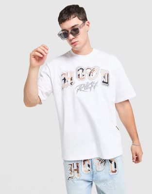T-shirt męski na wiosnę Hoodrich ze sklepu: JD Sports  w kategorii: T-shirty męskie - zdjęcie 9C9C4A-9AA-13709_HR03260278