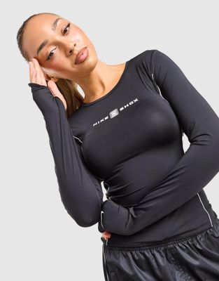 Bluzka damska sportowa Nike ze sklepu: JD Sports  w kategorii: Bluzki damskie - zdjęcie 9C9C4A-9AA-13709_IH0263-010