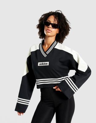 adidas - Bluza damska w sportowym stylu ze sklepu: JD Sports  w kategorii: Bluzy damskie - zdjęcie 9C9C4A-9AA-13709_JW7273
