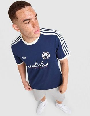 adidas - T-shirt męski w stylu młodzieżowym ze sklepu: JD Sports  w kategorii: T-shirty męskie - zdjęcie 9C9C4A-9AA-13709_LC7245