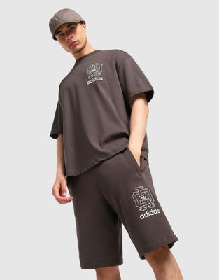 Spodenki męskie w sportowym stylu adidas ze sklepu: JD Sports  w kategorii: Spodenki męskie - zdjęcie 9C9C4A-9AA-13709_LF8967