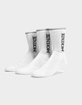 Skarpetki damskie w nadruki Mckenzie ze sklepu: JD Sports  w kategorii: Skarpetki damskie - zdjęcie 9C9C4A-9AA-13709_MCKAA12514WHT