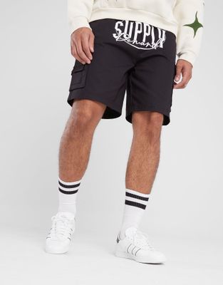 Spodenki męskie w stylu młodzieżowym na lato Supply & Demand ze sklepu: JD Sports  w kategorii: Spodenki męskie - zdjęcie 9C9C4A-9AA-13709_SUPTM17009