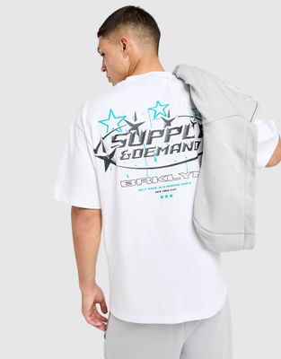 T-shirt męski wiosenny Supply & Demand ze sklepu: JD Sports  w kategorii: T-shirty męskie - zdjęcie 9C9C4A-9AA-13709_SUPTM18075010