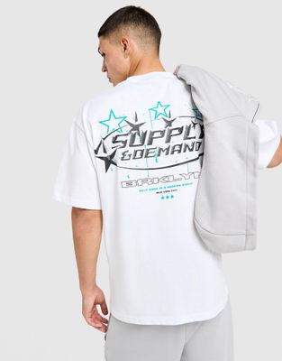 T-shirt męski wiosenny Supply & Demand ze sklepu: JD Sports  w kategorii: T-shirty męskie - zdjęcie 9C9C4A-9AA-13709_SUPTM18075010