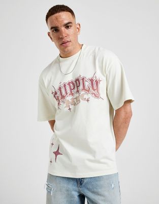 T-shirt męski na wiosnę Supply & Demand ze sklepu: JD Sports  w kategorii: T-shirty męskie - zdjęcie 9C9C4A-9AA-13709_SUPTM18089325